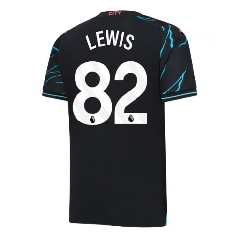 Fotbalové Dres Manchester City Rico Lewis #82 Alternativní 2023-24 Krátký Rukáv